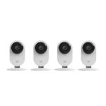 YI Home Camera 4pcs Wireless IP Security Surveillance System (US Edition) White