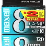 Maxell P6-120 GX-MP High Quality Camcorder Tapes, 2 Pack