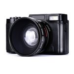 Digital Camera Camcorder Full HD Camcorders 1080p 24.0 Megapixels Vlogging Camera Include 52MM Wide Angle Close Up Lens