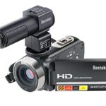 Camcorders, Besteker FHD 1080P IR 24MP 16X Digital Zoom with External Microphone and Touch Screen Video  Camera Camcorder