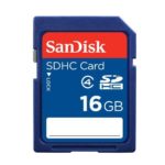 SanDisk 16GB Class 4 SDHC Flash Memory Card – Retail Package