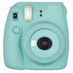 Fujifilm Instax Mini 8+ (Mint) Instant Film Camera + Self Shot Mirror for Selfie Use – International Version (No Warranty)