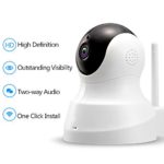 TENVIS HD IP Camera – Wireless IP Camera with Two-way Audio, Night Vision Camera, 2.4GHz & 720P Camera for Pet Baby Monitor, Home Security Camera Motion Detection Indoor Camera with Micro SD Card Slot