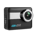 Action Camera 4K, DOMEZAN Touchscreen Sports Camera Image Stabilization 20MP Sony Image Sensor 2 Rechargeable 1200mAh Batteries Wearable & Mountable Accessories