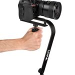 Camera Stabilizer Handheld for DSLR, SLR, and Mirrorless Cameras up to 2.1 lbs, Create Steady Glide Cam Footage with Gimbal Quality, Includes Smartphone Adapter