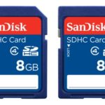 SanDisk 8GB Class 4 SDHC Memory Card, 2 Pack, Frustration-Free Packaging- SDSDB2-008G-AFFP (Label May Change)