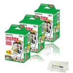 Fujifilm INSTAX Mini Instant Film 6 Pack 60 SHEETS (White) For Fujifilm Mini 8 Cameras…