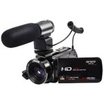 ORDRO Wifi Video Camcorder Full HD 1080p Handheld Digital Camera with External Microphone (HDV-Z20)