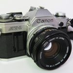Canon AT-1 35mm Camera With A 50mm f/1.8 FD Lens