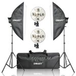 Emart 20″ x 28″ Softbox Photography Light Kit, 2250 Watt Photo Video Equipment Soft Studio Continuous Lighting Kit