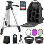 Professional 55MM Accessory Bundle Kit For Nikon D3400 D5600 D3300 AF-P & DSLR Cameras , 12 Accessories for Nikon