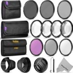 58MM Complete Lens Filter Accessory Kit for CANON EOS Rebel T6i T6 T5i T5 T4i T3i SL1 DSLR Camera