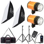 Neewer 600W Photo Studio Monolight Strobe Flash Light and Softbox Lighting Kit with Light Stand, RT-16 Wireless Trigger and Carrying Bag for Video Shooting, Location and Portrait Photography(C-300)