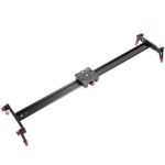 Neewer Aluminum Alloy Camera Track Slider Video Stabilizer Rail with 4 Bearings for DSLR Camera DV Video Camcorder Film Photography, Loads up to 17.5 pounds/8 kilograms (100cm)