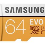 Samsung 100MB/s (U3) MicroSD EVO Memory Card with Adapter 64 GB (MB-MP64GA/AM)