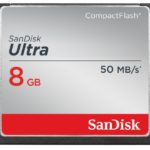 SanDisk Ultra 8GB Compact Flash Memory Card Speed Up To 50MB/s, Frustration-Free Packaging- SDCFHS-008G-AFFP (Label May Change)