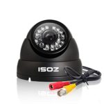 ZOSI HD 1000TVL Surveillance Security Camera Day Night Vision 24 IR Leds Weatherproof Wide Angle 3.6mm Lens Metal Dome Video CCTV Camera