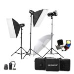 Neewer 750W(250W x 3)Professional Photography Studio Flash Strobe Light Lighting Kit for Portrait Photography,Studio and Video Shoots( EG-250B)