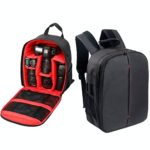 New upgraded version Camera Camera Backpack Bag Anyprize Waterproof with for Cameras, Lens, Tripod and Accessories (Red)