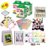 Fujifilm Instax Mini 9 Camera Accessory KIT Includes – Fuji Instant Film 60 SHEETS + Over 60 PCS Premium Bundle For Fujifilm Instax Mini 8 Films