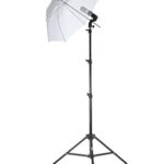 Fovitec StudioPRO Single 225 Watt Beginner Photography Photo & Studio Continuous Lighting Kit with 33″ Umbrella