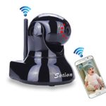 SOTION WiFi Internet Wireless Network IP Security Surveillance Video Camera System, Baby and Pet Monitor with Pan and Tilt, Two Way Audio & Night Vision