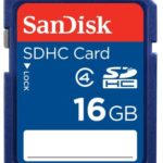 SanDisk 16GB SD HC memory card – (SDSDB-016G, bulk packaging)