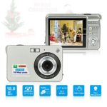 HD Mini Digital Camera with 2.7 Inch TFT LCD Display,Kids Childrens Point and Shoot Digital Video Cameras Silver–Sports,Travel,Holiday,Birthday Presen