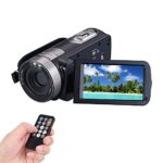 COMI Camcorder Full HD 1920x1080p 24.0 Megapixels Camera 3.0 Inch LCD 16x Digital Zoom 270 Degree Rotatable Screen Remoter