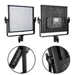 LED Video Light GVM-520LS CRI 97+ & TLCI 97+ 18500lux @ 20 inch Bi-color 3200-5600K Interview studio photography lighting