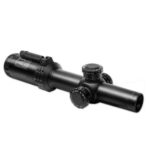 Bushnell Optics FFP Illuminated BTR-1 BDC Reticle-223 Riflescope with Target Turrets and Throw Down PCL, Matte Black, 1-4x/24mm