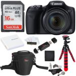 Canon PowerShot SX530 HS + SDHC 16GB + Tripod + Ritz Gear Bag + Battery + Ritz Gear Card Reader + Cleaning Kit + Screen Protector + Polaroid Memory Card Wallet