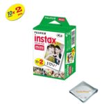 Fujifilm INSTAX Mini Instant Film 2 Pack = 20 SHEETS (White) For Fujifilm Mini 8 & Mini 9 Cameras