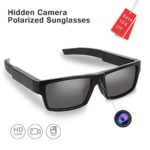 ENKLOV HD 1080P Spy Polarized Sunglasses with Hidden Camera,Video Record+Loop Recording+Free 16GB Micro SD Card+Free Sunglass Case ,A Perfect Christmas Gift …