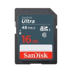 2 PACK – SanDisk Ultra 16GB SD SDHC Memory Flash Card UHS-I Class 10 Read Speed up to 48MB/s 320X SDSDUNB-016G-GN3IN Wholesale Lot + ( 2 Cases )