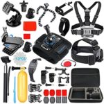 SmilePowo Sports Action Camera Accessory Kit for GoPro Hero6?5 Black, Hero 5,4,3,2,1?Session,GoPro Fusion?DBPOWER,AKASO,APEMAN,SJ CAM,XIAO YI ,2?Sony ,Sports Camera