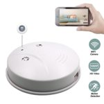 Sunsome Upgrade WiFi Hidden Spy Camera Smoke Detector,HD 1080P Nanny Cam Motion Detection Wireless Mini Video Recorder for Home Security ,Support iOS/Android/PC/Mac