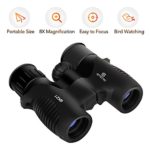 Kids Binoculars – 8 x 21 Kids Binoculars for Bird Watching, Hiking, Hunting or Other Outdoor Activities, Shock Proof, Easy to Focus, Sharp Image, Perfect Binoculars for Children, Accessories Included