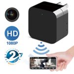 Phreilend Hidden Camera – 1080p HD – WiFi Remote View – Motion Detection – Charging Phones (Support 128GB Micro SD Card)