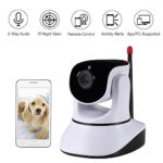 Nexgadget 720P HD Wireless Security IP Camera Pan Tilt with Two-Way Audio, Night Vision, Baby Pet Video Monitor Nanny Cam, Motion Detection P2P Network Camera