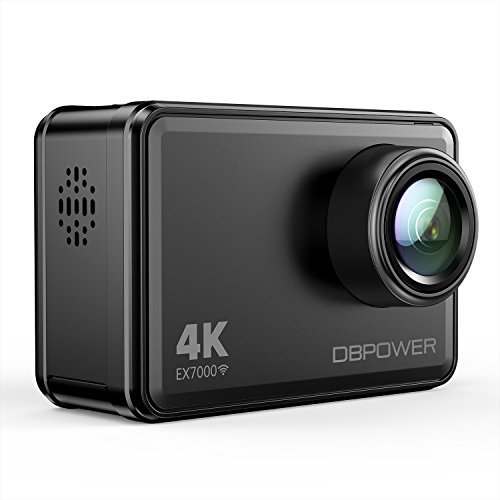 DBPOWER EX7000 Touchscreen WiFi Action Camera 4K Ultra HD 14MP 45m