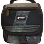 Canon PowerShot SX530 HS Digital Camera Case Camcorder and Digital Camera Case – Carry Handle & Adjustable Shoulder Strap – Black / Grey – Replacement by Synergy
