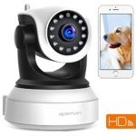 APEMAN 720P WiFi IP Camera Wireless Home Security Camera with Night Vision Surveillance CCTV Camera Baby Pet Monitor Support 128GB Micro SD Card Motion Detection Pan/Tilt/Zoom