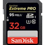 SanDisk Extreme PRO 32GB up to 95MB/s UHS-I/U3 SDHC Flash Memory Card – SDSDXPA-032G-X46