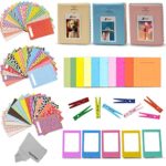 Xtech FujiFilm Instax Mini 9/8 ACCESSORIES KIT f/ Fujifilm Instax MINI 9 / MINI 8 Includes: 3 Photo Albums + Colorful Paper / Plastic Frames + 60 Colorful Sticker Frames