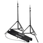 Neewer® 7 Feet / 210cm Aluminum Alloy Photography Photo Studio Light Stands for Video, Portrait and Photography Lighting, Reflectors, Soft boxes, Umbrellas, Backgrounds (2 Pieces)