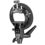 Neewer S-Type Bracket Holder with Bowens Mount for Speedlite Flash Snoot Softbox Beauty dish Reflector Umbrella