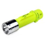 OxyLED DF20 Rechargeable Super Bright LED Submarine Waterproof Underwater Diving Torch Light, Yellow