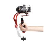 KOFANI PRO Handheld Video Camera Stabilizer Steady, Perfect for GoPro 5/4/3/3+, iPhone and Other Smartphone, Cannon, Nikon, Sony or any DSLR Camera up to 2.1 pounds (Red)