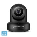 Amcrest UltraHD 2K (3MP/2304TVL) WiFi Video Security IP Camera with Pan/Tilt, Dual Band 5ghz/2.4ghz, Two-Way Audio, 3-Megapixel @ 20FPS, Wide 90° Viewing Angle and Night Vision IP3M-941B (Black)